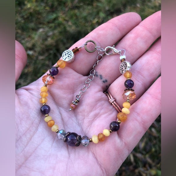 *SOLD* Sun Cazimi Gemstone Bracelet - Picture 5 of 13